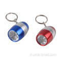 6 LED Light Mini Keychain de lampe de poche mignonne